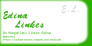 edina linkes business card